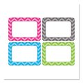 Teacher Created Resources All Grade Self-Adhesive Name Tags, 3.5 x 2.5, Chevron Border Design, Assorted Colors, PK36, 36PK TCR5526